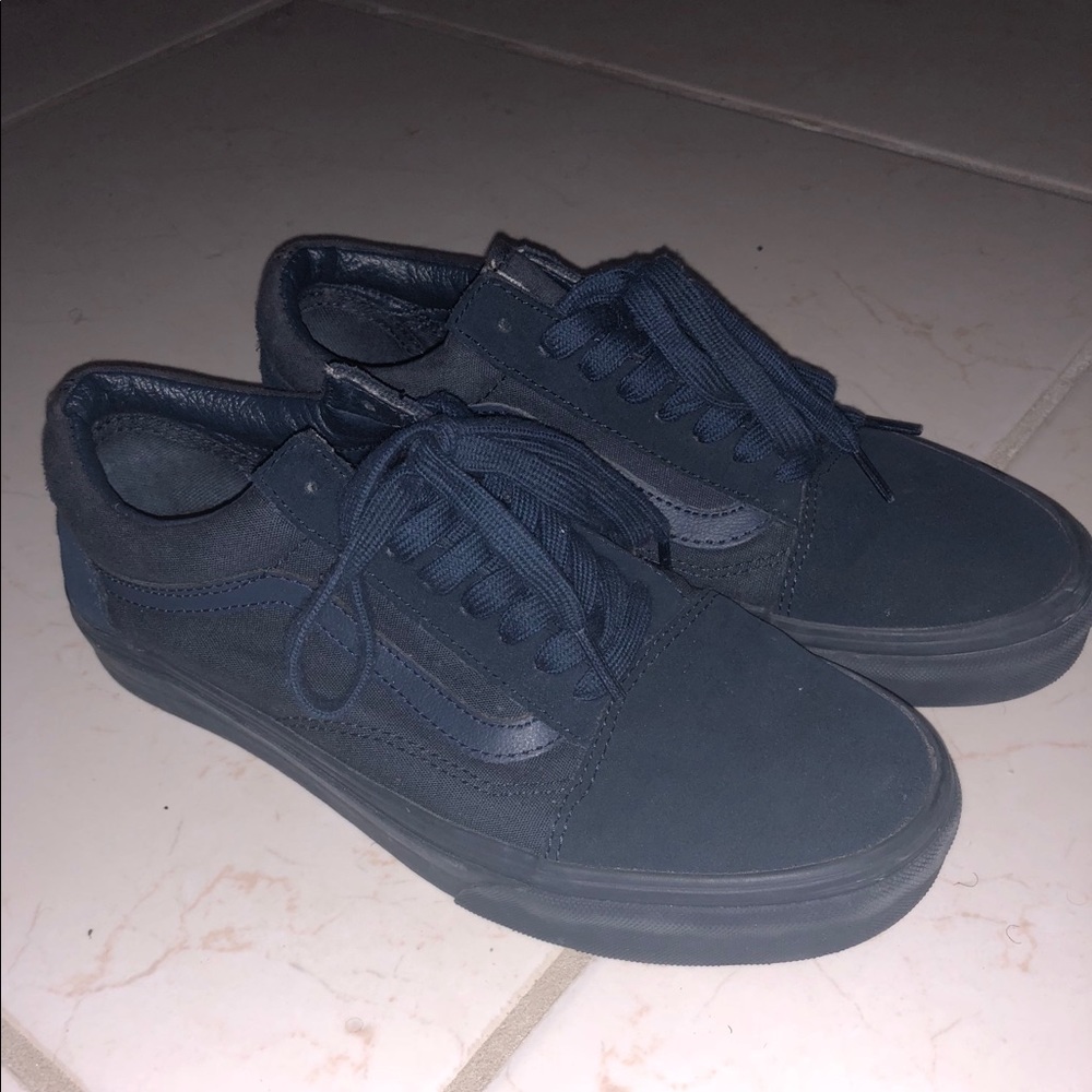 Women vans blue sneakers